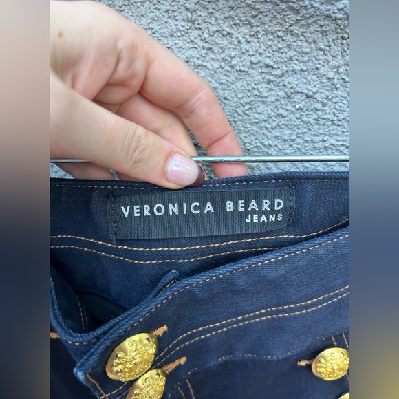❌SOLD❌Veronica Beard DALIDA DOUBLE SKINNY FLARE DENIM in indigo New with Tags! - Picture 10 of 16
